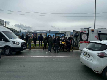 Milas’ta minibüs yayaya çarptı: 1 yaralı