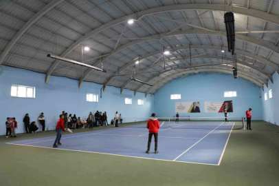 Ağrı’da okul sporları tenis müsabakaları sonuçlandı