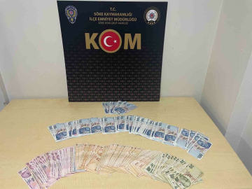 Söke’de sahte para operasyonu: 1 tutuklama
