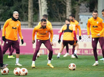 Galatasaray, Sparta Prag maçı hazırlıklarını sürdürdü