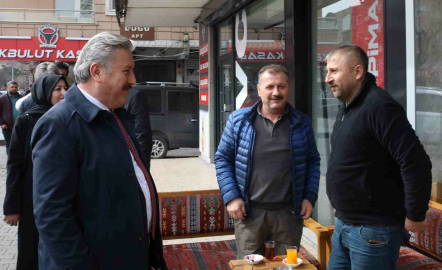 Başkan Palancıoğlu’na esnaftan yoğun ilgi