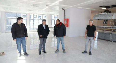 Rektör Kızıltoprak, Kütahya Teknokent’te inşaatı devam eden ek binayı inceledi