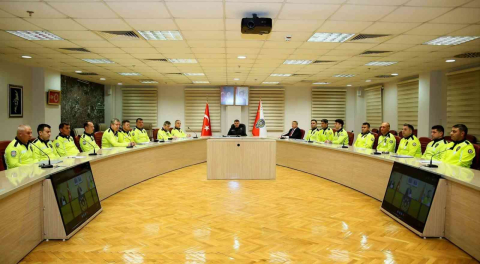 Eskişehir’de Ramazan Bayramı trafik tedbirleri düzenlenen toplattı ile alındı