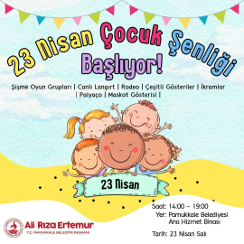 Başkan Ertemur’dan 23 Nisan Şenliğine davet