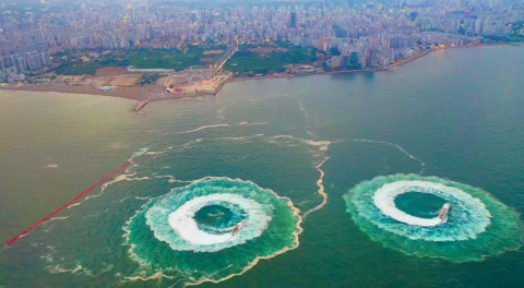 Denizde görsel şölen