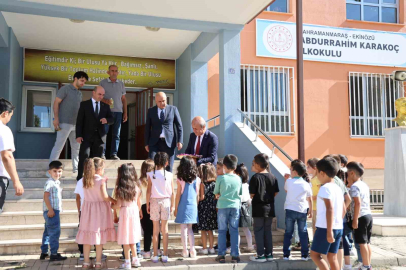 Depremin merkez üssü Kahramanmaraş’ta minikler okulla tanıştı