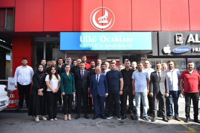 Başkan Büyükkılıç’tan Ülkü Ocakları’na ziyaret