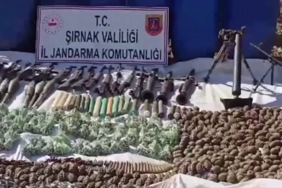 İçişleri'nden Şırnak Cudi'de 'GÜRZ-12'... BTÖ'ye ait mühimmat deposu imha edildi