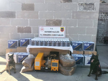 Tütün kaçakçılarına ‘tütün köpekli’ jandarma operasyonu