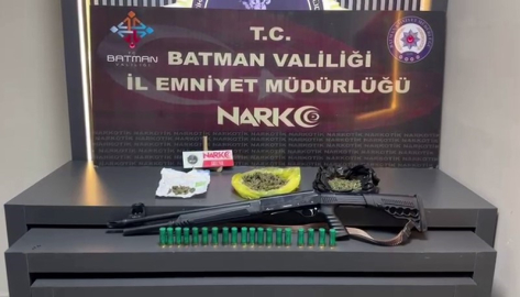 Batman’da suç makinesi silahla yakalandı
