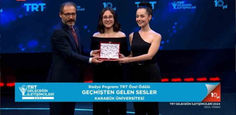 KBÜ’lü öğrenciler TRT Özel Ödülü’nü kazandı