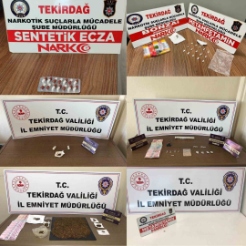Tekirdağ’da uyuşturucu operasyonu: 3 gözaltı