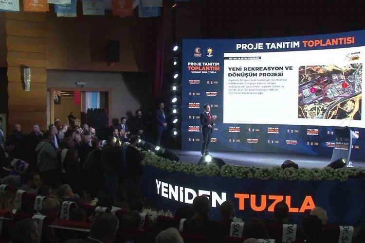Başkan Şadi Yazıcı, Tuzla’ya 5 yıllık projelerini tanıttı