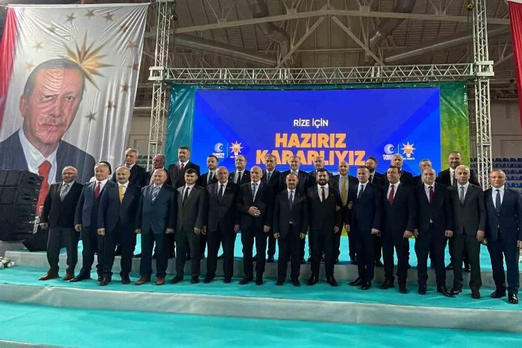 AK Parti Rize ilçe ve belde belediye başkan adayları tanıtıldı