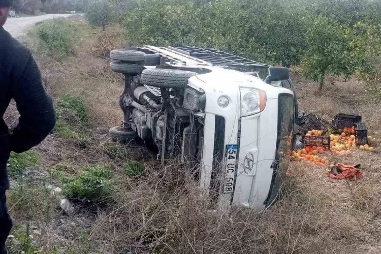 Erzin’de trafik kazası: 1 yaralı