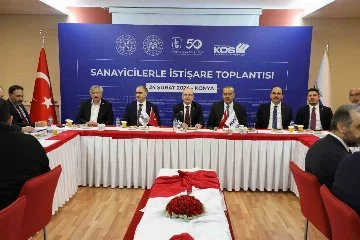 Bakan Şimşek, Konya OSB’de sanayicilerle buluştu