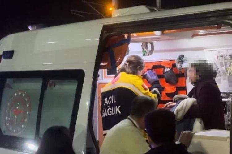 10 turistin yaralandığı kaza kamerada
